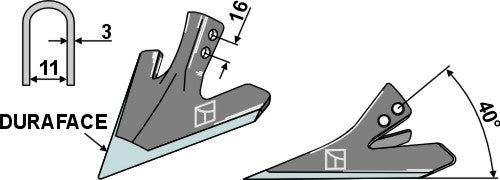 Avrettingsfres 120mm - DURAFACE