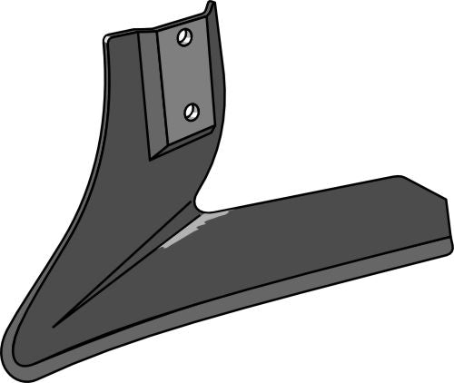 Angled wing share - left