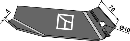 Ridger-del 210 mm – højre