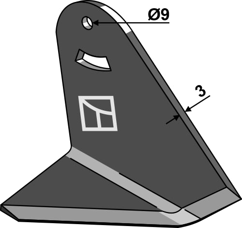 Planetblad - höger