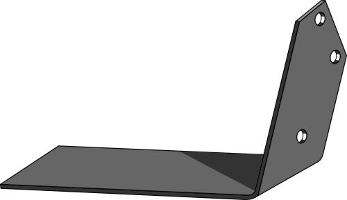 Vinklad vinge, delad lelievre – vänster