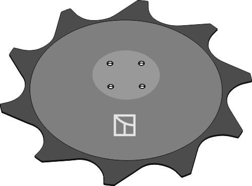 Crop protector disc - right