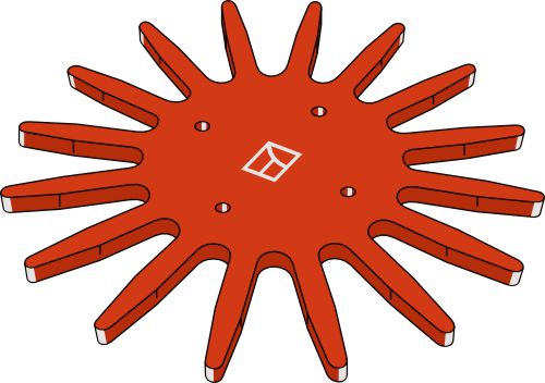 Fingerluker Ø370 mm