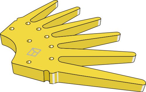 Fingerogräsrensare Ø700 mm