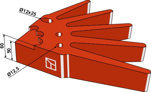 Fingerogräsrensare Ø535 mm