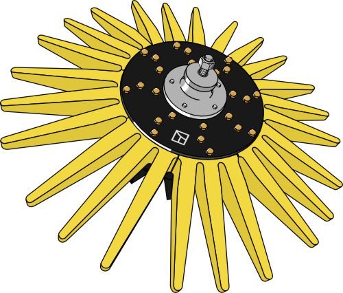 Fingerogräsrensare Ø950 mm