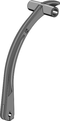 Monteringsarm för roterande hacka