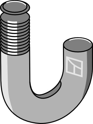 Stigbågsbult - M16x2