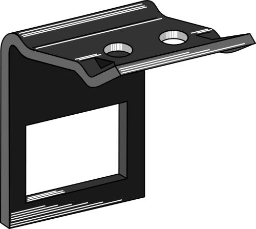 Klämma för tand 90x13 med förstärkningsfjäder 90x11
