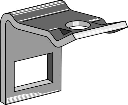 Klämma för tand 32x10