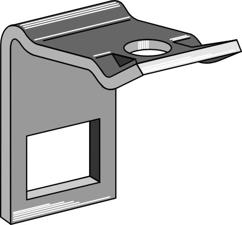 Klämma för tand 32x10 med förstärkningsfjäder 32x10