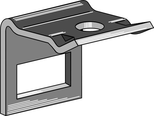 Kiinnike piikille 45x10