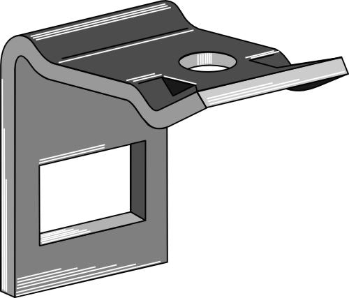 Klämma för tand 60x12