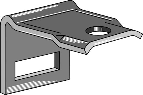 Klämma för tand 45x10