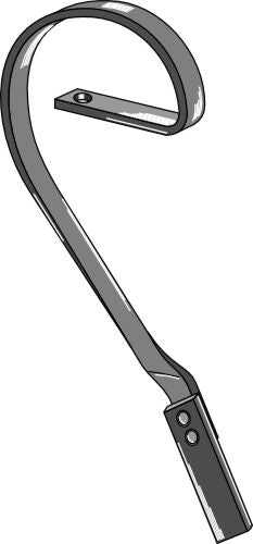 Bromstång, vänster