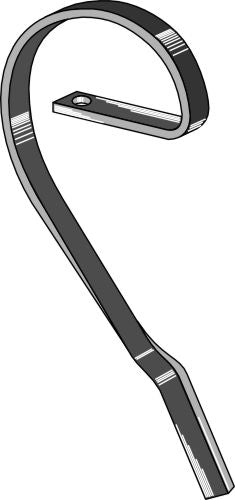 Bromstång, vänster