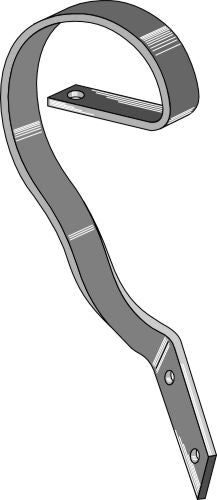 Bromstång, vänster