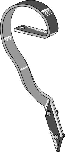 Bromstång, vänster