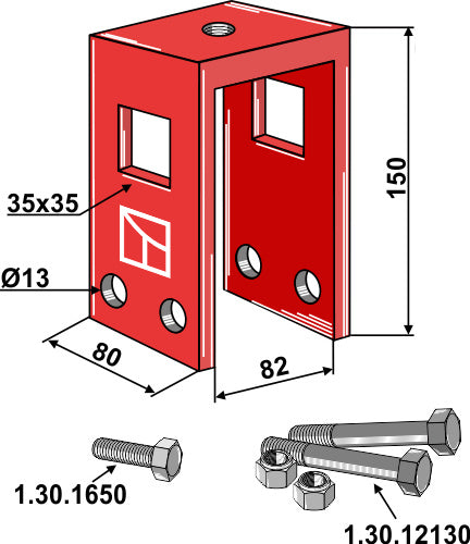 Hållaranordning kompl.