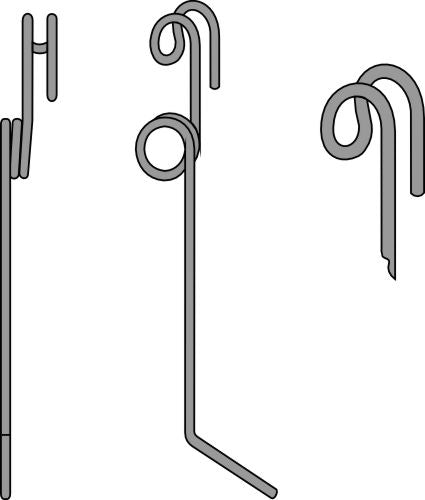 Following tine Ø8mm