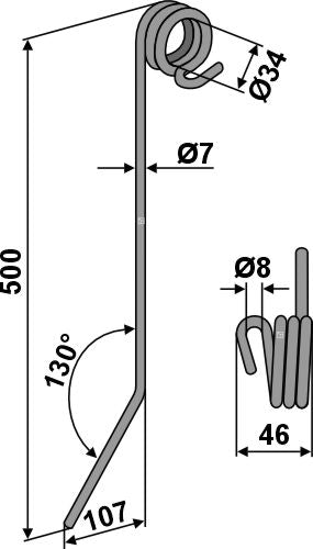 Seuraava piikki Ø7 mm