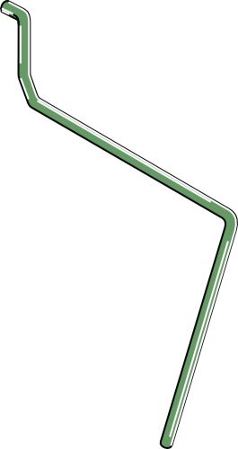 Följande tand Ø10 mm, vänster