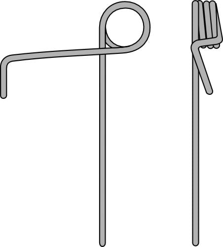 Följande tand Ø7 mm – fram