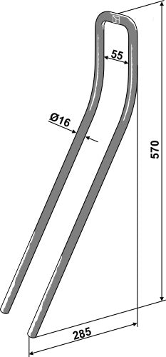 Seuraava piikki Ø16 mm