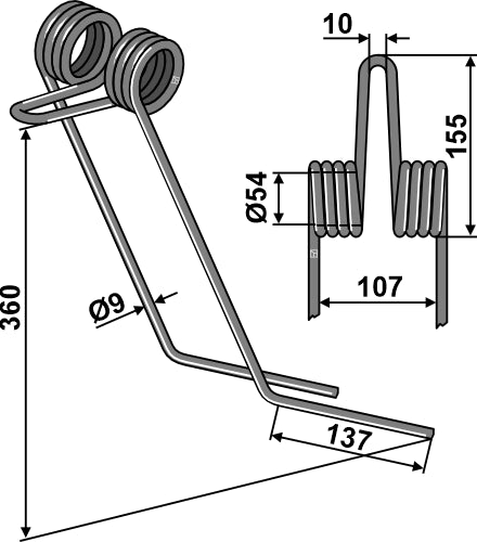 Följande tand Ø12 mm