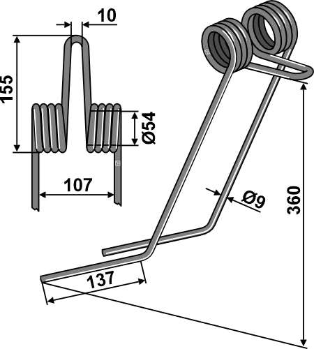 Följande tand Ø12 mm