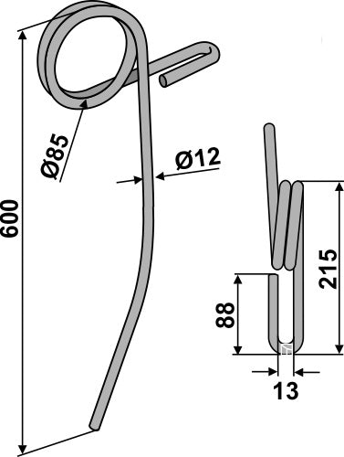 Seuraava piikki Ø12 mm