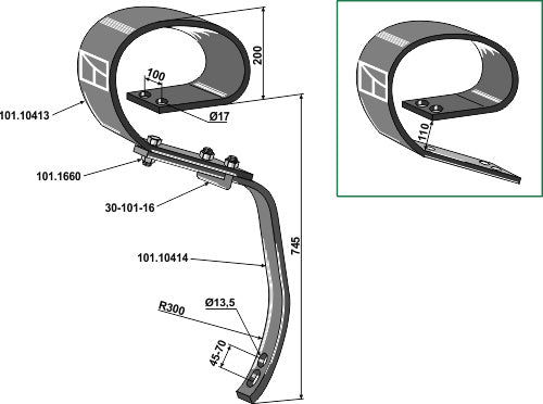 Fjedertinesystem GOLIATH