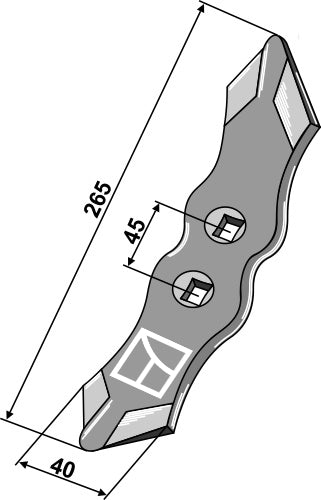 Vendbar til vinproduktion 265 mm
