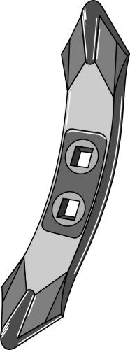 Kultivatorskjær 300 mm