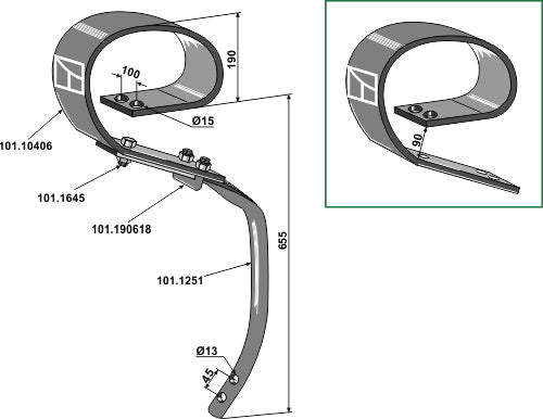 Fjedertand David-system