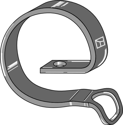 Förstärkningsfjäder - Pulverlackerad