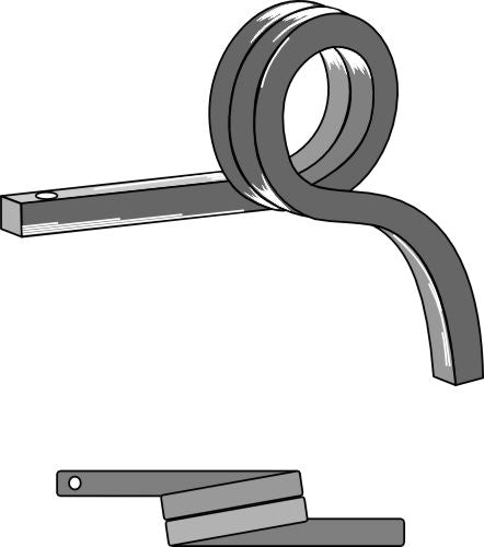 Dubbel spiralfjäder, vänster