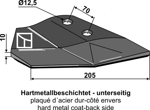 Ersättningsvinge - höger