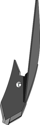 Lateral cultivator point - right - hard metal faced
