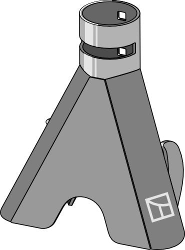 Slitsad skomunstycke