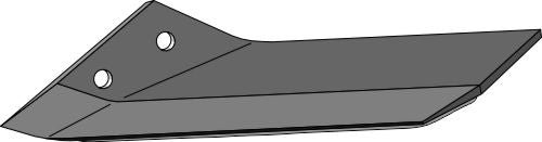 Erstatningsvinge med hård metaloverflade - venstre