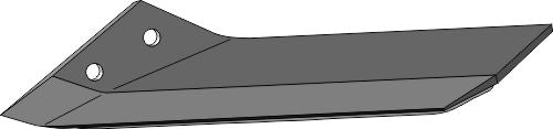 Ersättningsvinge med hårdmetallbeläggning – vänster
