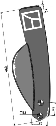 Vägvisningsskylt - höger