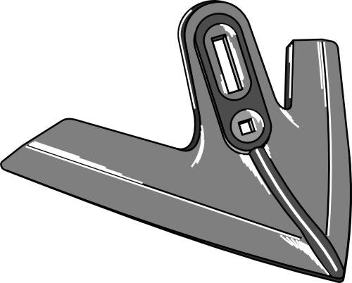 Svep 400 mm, böjd smideskonstruktion