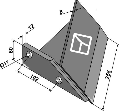 Stubbskär 255 mm – vänster