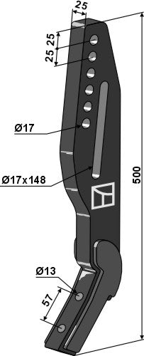 Dybpløjningsskær SL/ST