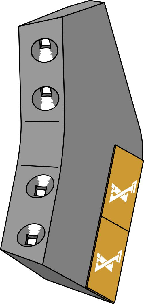 Del - Hardmetall - høyre