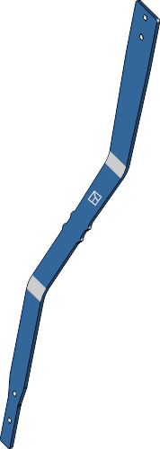 Leaf spring for trailed share