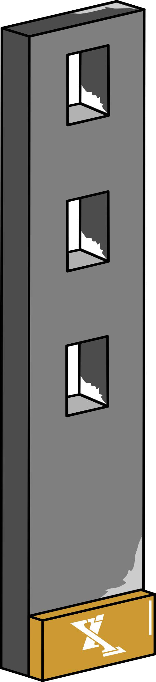 Kuluminen - Kova metalli