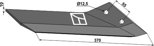 Erstatningsvinge - højre